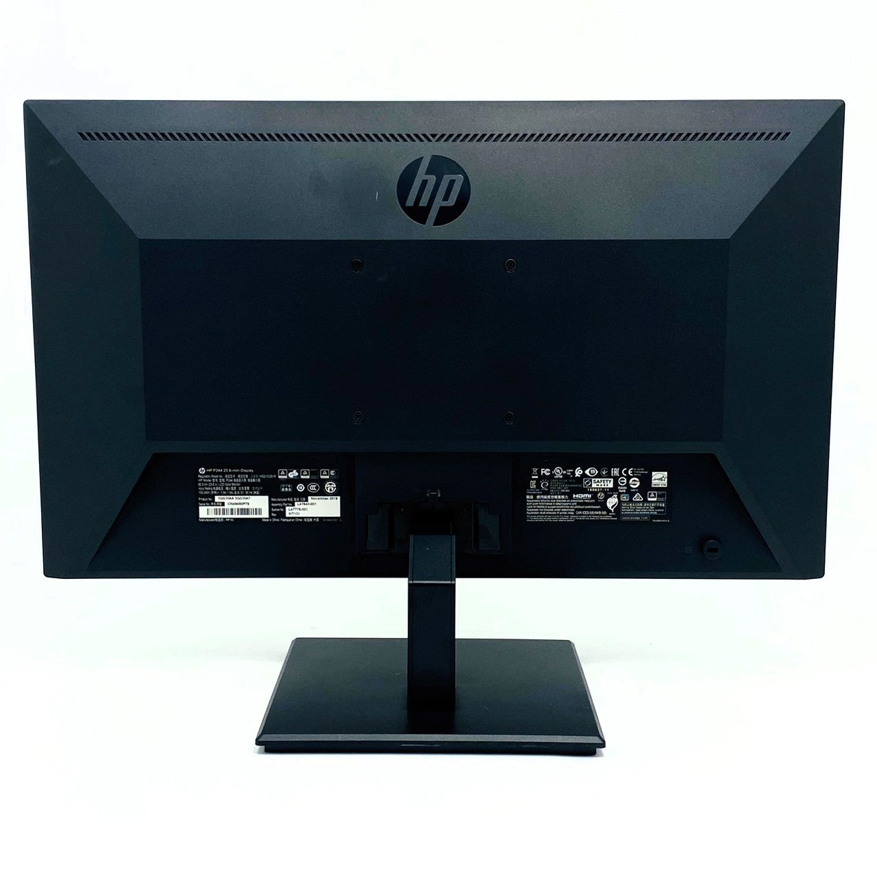 【中古モニター】23.8インチ メーカー HP 型番 P244 入力端子 HDMI D-Sub  DisplayPort 解像度 1920x1080 Bランク 中古 液晶 モニター PC ディスプレイ
