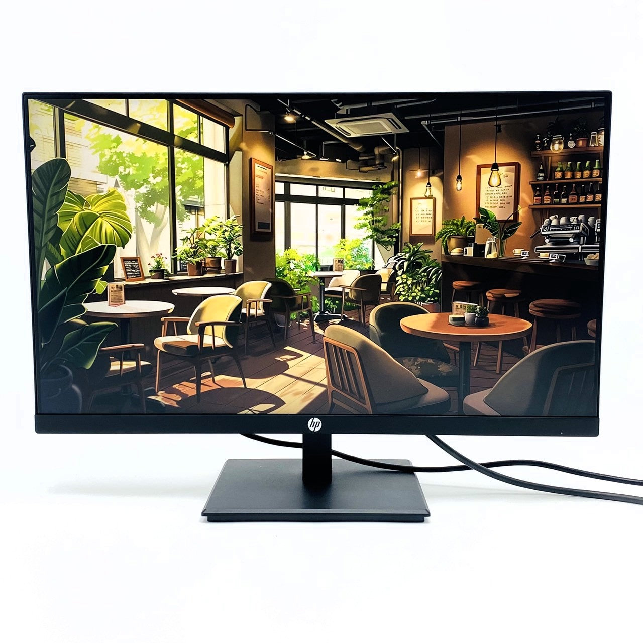 【中古モニター】23.8インチ メーカー HP 型番 P244 入力端子 HDMI D-Sub  DisplayPort 解像度 1920x1080 Cランク 中古 液晶 モニター PC ディスプレイ