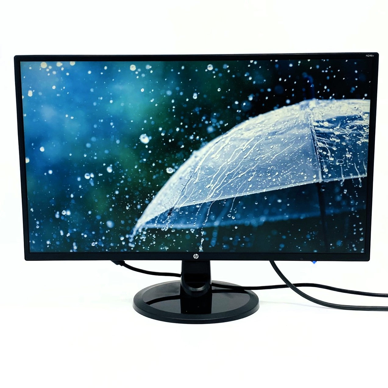 【中古モニター】23.8インチ メーカー HP 型番 N246V 入力端子 DVI D-Sub HDMI 解像度 1920x1080 Cランク 中古 液晶 モニター PC ディスプレイ