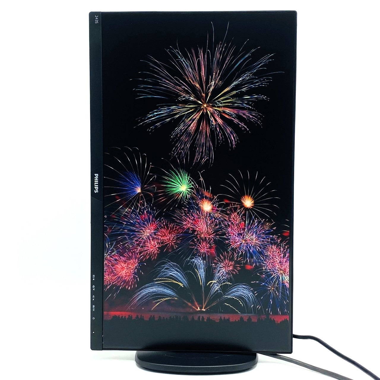 【中古モニター】23.8インチ メーカー PHILIPS 型番 243S7EJMB/11 入力端子 HDMI D-Sub DisplayPort 解像度 1920x1080 Cランク 中古 液晶 モニター PC ディスプレイ