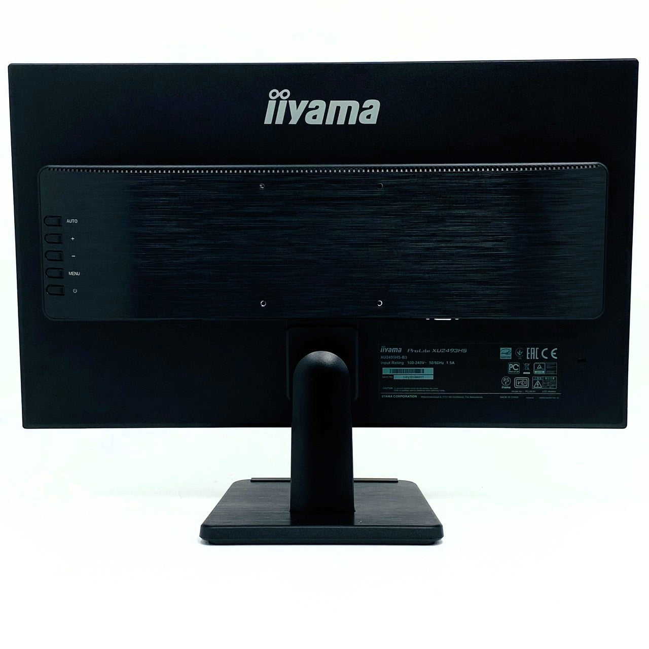 【中古モニター】23.8インチ メーカー iiyama 型番 XU2493HS-B3 入力端子 HDMI D-Sub DisplayPort 解像度 1920x1080 Aランク 中古 液晶 モニター PC ディスプレイ