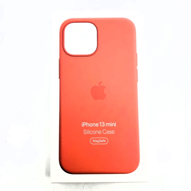 【Apple純正・新品】iPhone 13 mini シリコンケース ピンクポメロ MagSafe対応