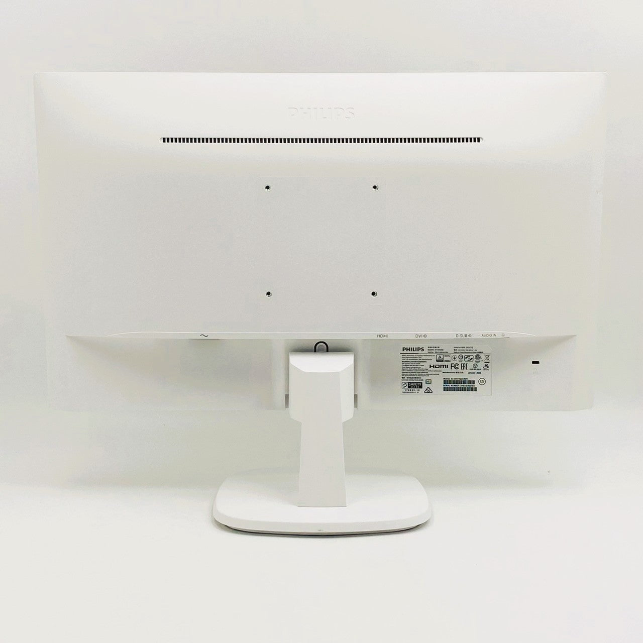 【中古モニター】23.8インチ メーカー PHILIPS 型番 243V7QDAW/11 入力端子 D-Sub DVI HDMI 解像度 1920x1080 Bランク 中古 液晶 モニター PC ディスプレイ