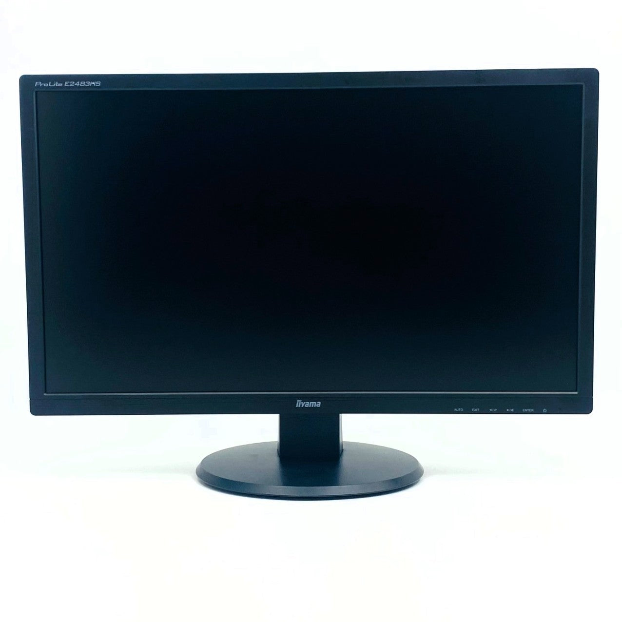 【中古モニター】24インチ メーカー iiyama 型番 E2483HS-B1 入力端子 D-Sub DVI HDMI 解像度 1920x1080 Bランク 中古 液晶 モニター PC ディスプレイ