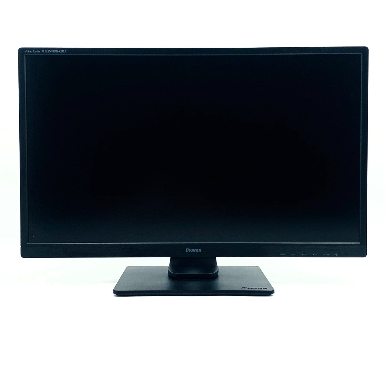【中古モニター】23.8インチ メーカー iiyama 型番 XB2481HSU-B4 入力端子 HDMI D-Sub DisplayPort 解像度 1920x1080 Aランク 中古 液晶 モニター PC ディスプレイ