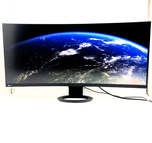 【中古モニター】37.5インチ メーカー EIZO 型番 FlexScan EV3895 入力端子 HDMI DisplayPort USBType-C 解像度 3840x1600 Cランク 中古 液晶 モニター PC ディスプレイ