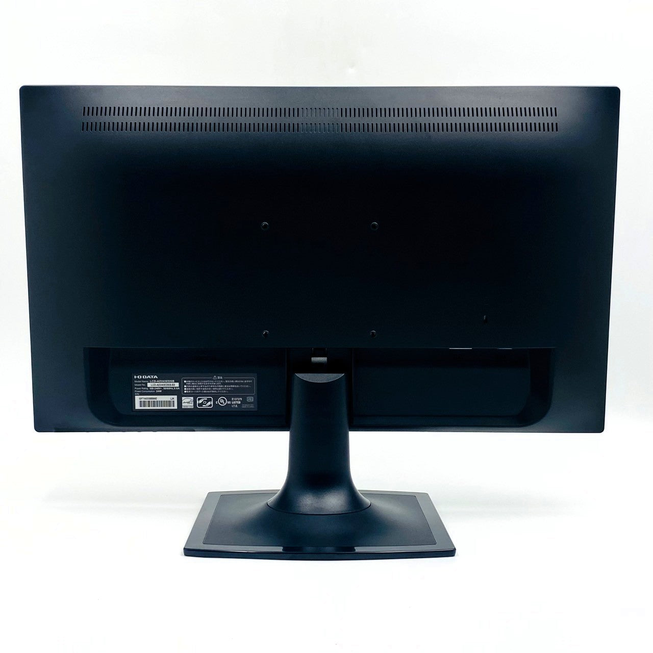 【中古モニター】23.8インチ メーカー I-O DATA 型番 LCD-AD243EDSB 入力端子 D-Sub DVI 解像度 1920x1080 Aランク 中古 液晶 モニター PC ディスプレイ