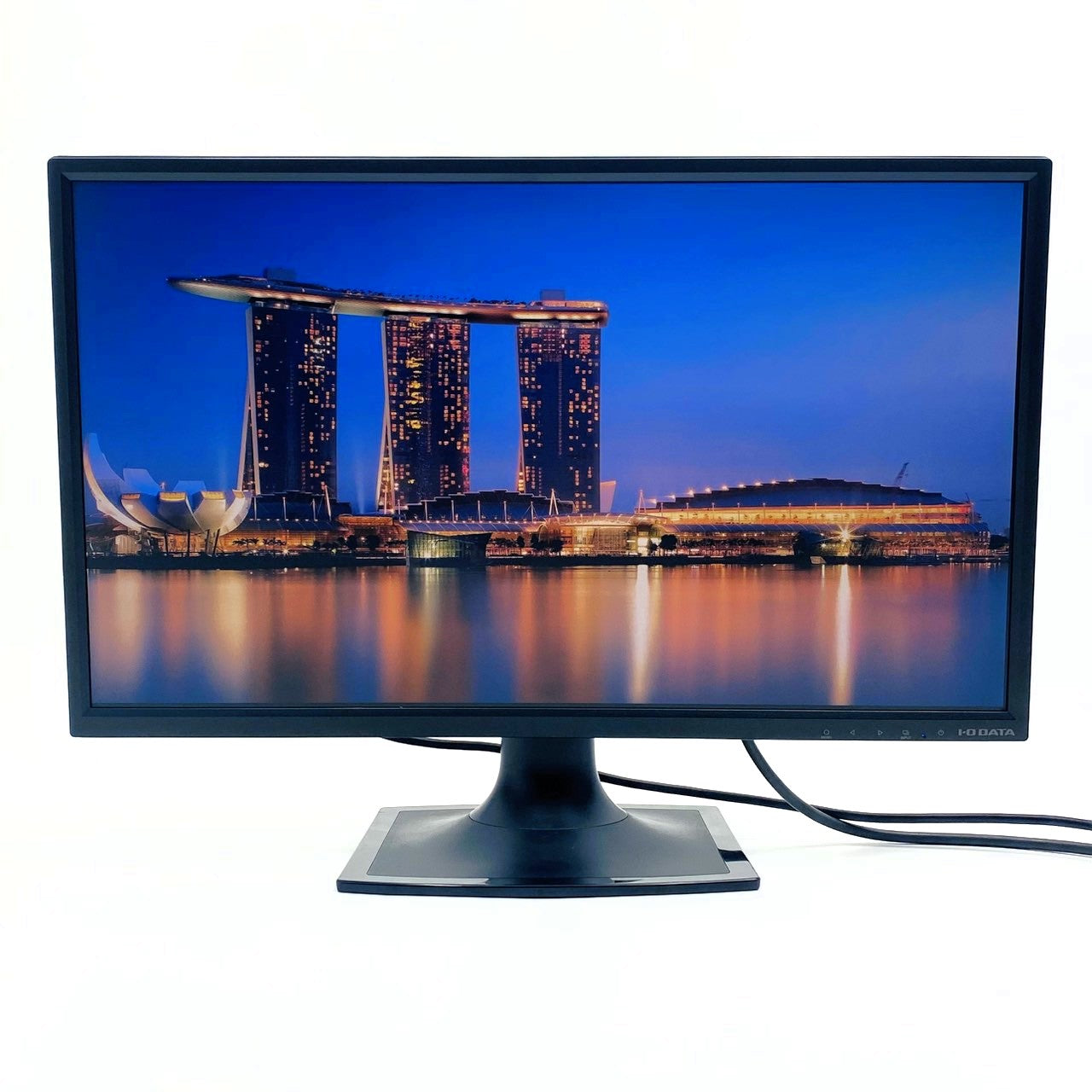 【中古モニター】23.8インチ メーカー I-O DATA 型番 LCD-AD243EDSB 入力端子 D-Sub DVI 解像度 1920x1080 Cランク 中古 液晶 モニター PC ディスプレイ
