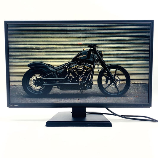 【中古モニター】23.8インチ メーカー I-ODATA 型番 LCD-AH241EDB 入力端子 D-Sub HDMI 解像度 1920x1080 Bランク 中古 液晶 モニター PC ディスプレイ