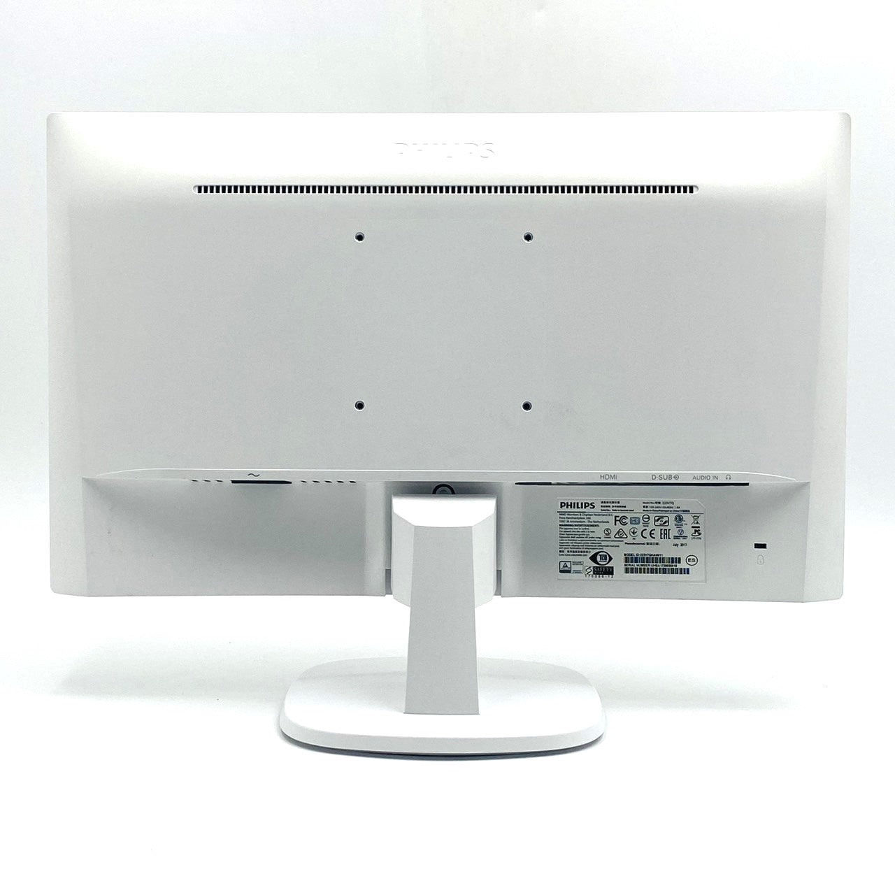 【中古モニター】21.5インチ メーカー PHILIPS 型番 223V7QHAW11 入力端子 D-Sub HDMI 解像度 1920x1080 Bランク 中古 液晶 モニター PC ディスプレイ