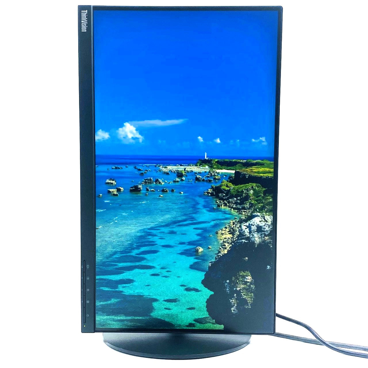 【中古モニター】21.5インチ メーカー Lenovo 型番 61A9-MAR1-WW ThinkVision T22i-10 入力端子D-Sub HDMI Displayport 解像度 1920x1080 Cランク 中古 液晶 モニター PC ディスプレイ