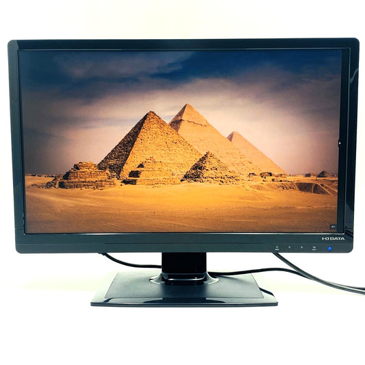 【中古モニター】23.6インチ メーカー I-ODATA 型番 LCD-AD242EB-B 入力端子 D-Sub DVI 解像度 1920x1080 Cランク 中古 液晶 モニター PC ディスプレイ