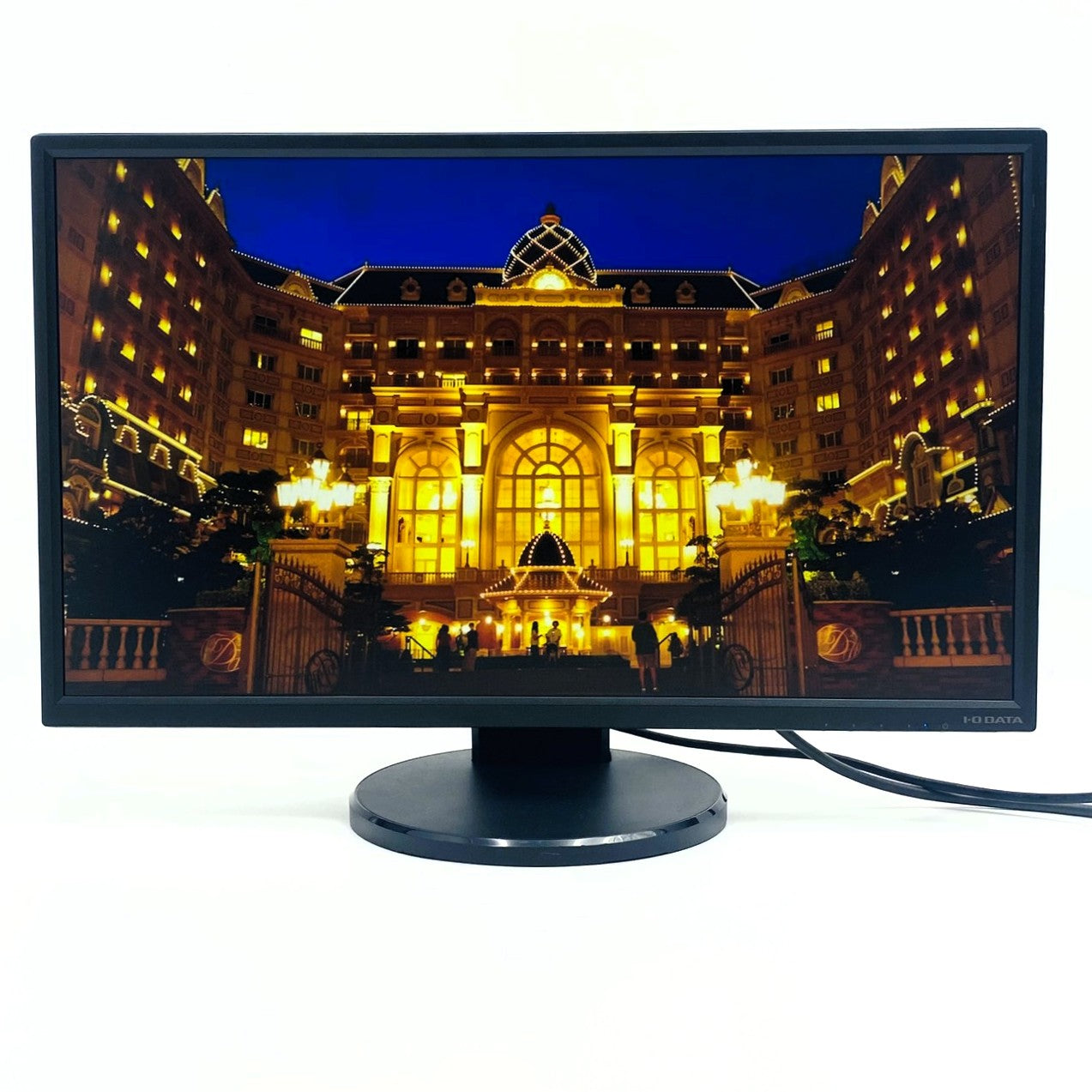【中古モニター】23.8インチ メーカー I-ODATA 型番 LCD-MF245EDB-F 入力端子 HDMI D-Sub DVI 解像度 1920x1080 Cランク 中古 液晶 モニター PC ディスプレイ