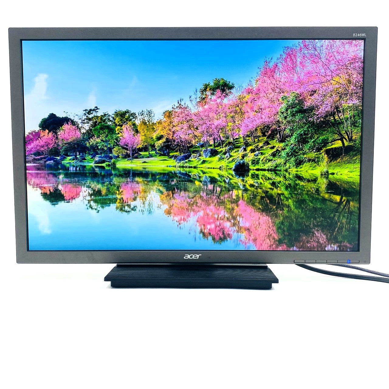 【中古モニター】24インチ メーカー Acer 型番 B246WL 入力端子 HDMI DVI D-port 解像度 1920x1200 Bランク 中古 液晶 モニター PC ディスプレイ