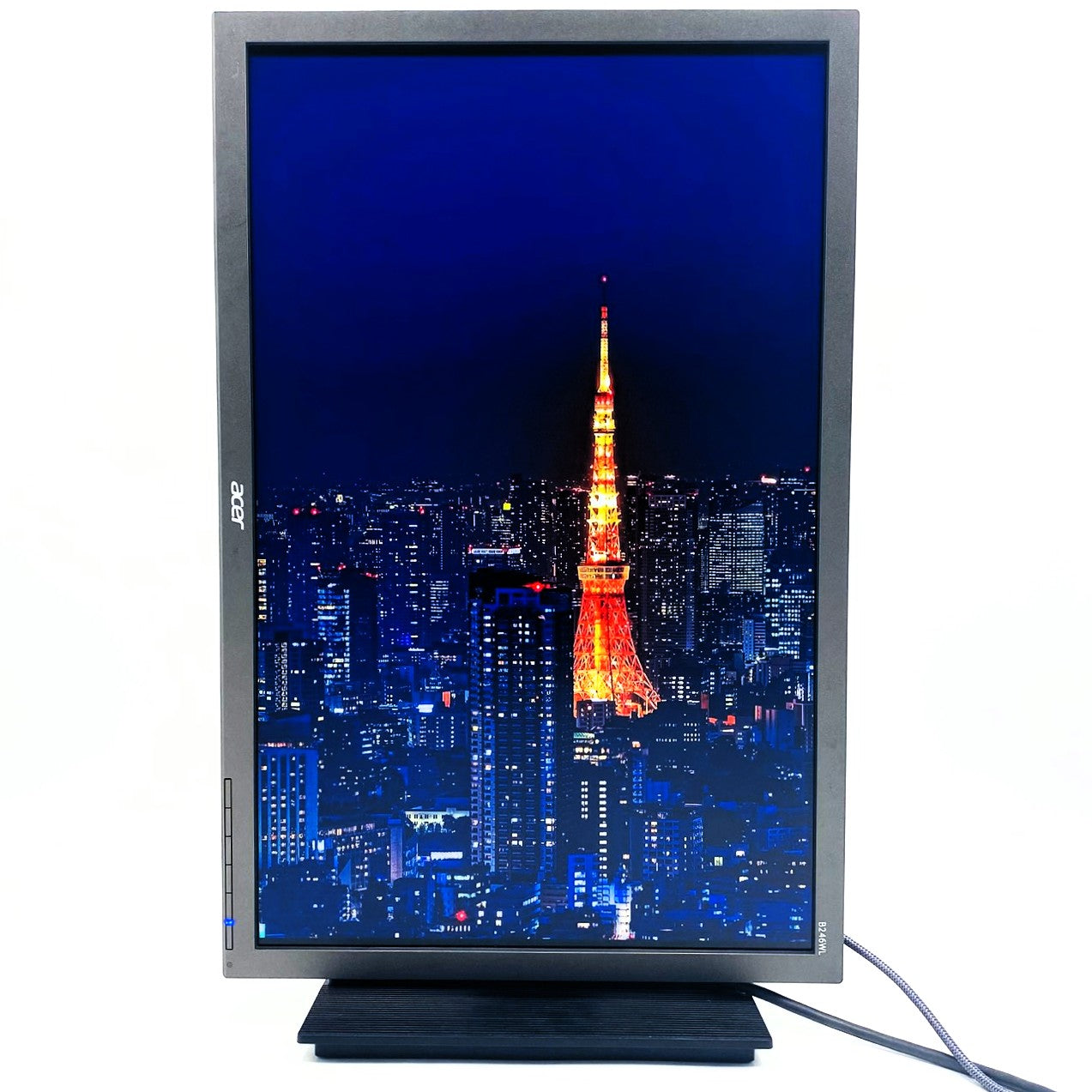 【中古モニター】24インチ メーカー Acer 型番 B246WL 入力端子 HDMI DVI D-port 解像度 1920x1200 Bランク 中古 液晶 モニター PC ディスプレイ
