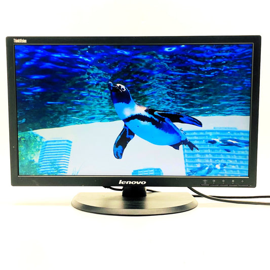 【中古モニター】23インチ メーカー Lenovo 型番 3024-HC1 ThinkVision LT2323p 入力端子D-Sub DVI DisplayPort 解像度 1920x1080 Aランク 中古 液晶 モニター PC ディスプレイ