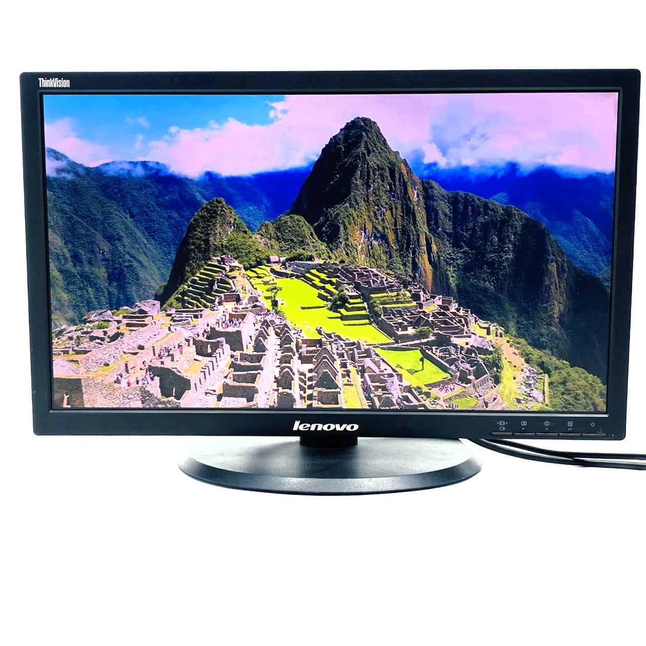 【中古モニター】23インチ メーカー Lenovo 型番 3024-HC1 ThinkVision LT2323p 入力端子D-Sub DVI DisplayPort 解像度 1920x1080 Cランク 中古 液晶 モニター PC ディスプレイ