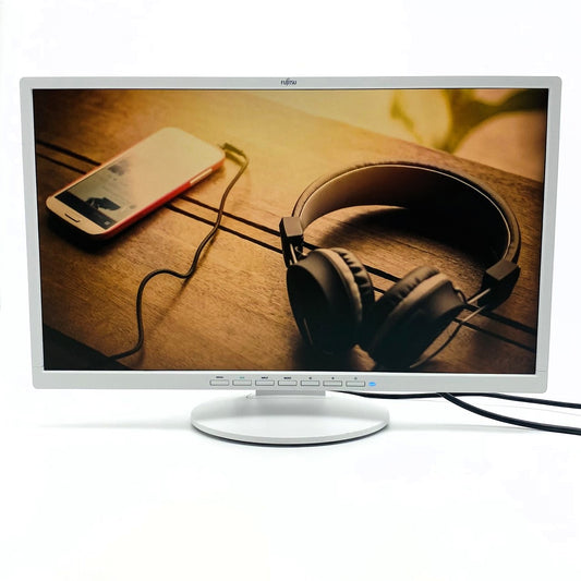 【中古モニター】24インチ メーカー FUJITSU 型番 VL-B24-8T 入力端子 DisplayPort DVI D-sub 解像度 1920x1080 Cランク 中古 液晶 モニター PC ディスプレイ