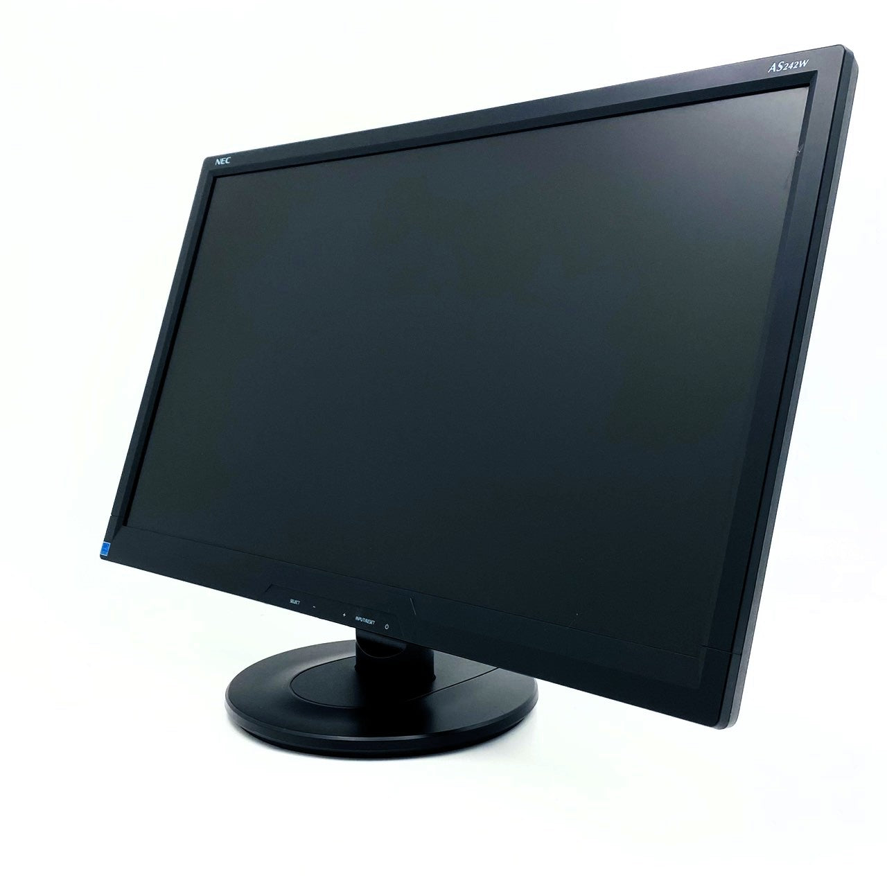 【中古モニター】23.6インチ メーカー NEC 型番 LCD-AS242W-BK 入力端子 DVI D-sub 解像度 1920x1080 Cランク 中古 液晶 モニター PC ディスプレイ