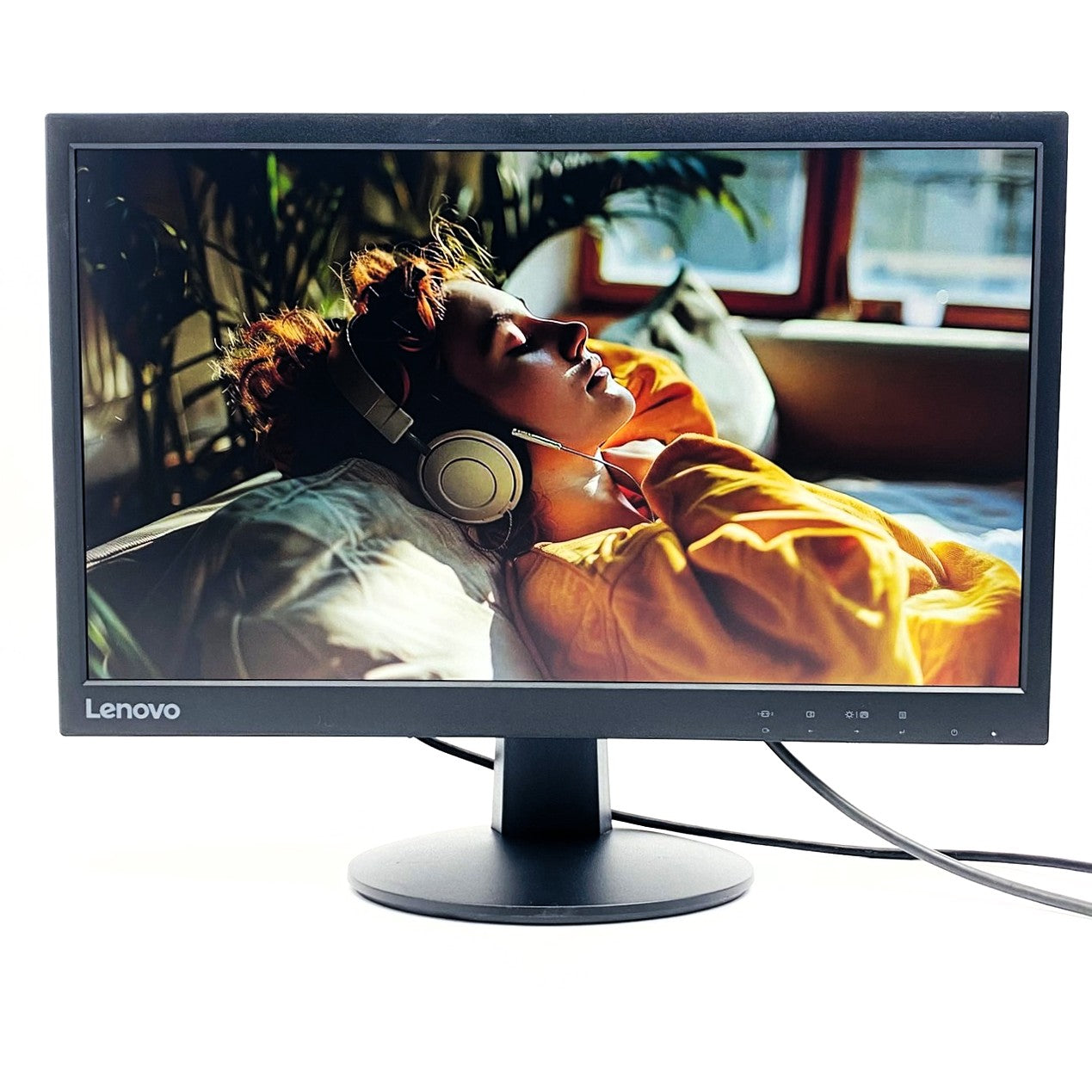 【中古モニター】21.5インチ メーカー Lenovo 型番 65E4-KAC6-WW 入力端子 HDMI D-Sub 解像度 1920x1080 Aランク 中古 液晶 モニター PC ディスプレイ