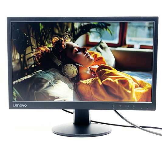 【中古モニター】21.5インチ メーカー Lenovo 型番 65E4-KAC6-WW 入力端子 HDMI D-Sub 解像度 1920x1080 Aランク 中古 液晶 モニター PC ディスプレイ