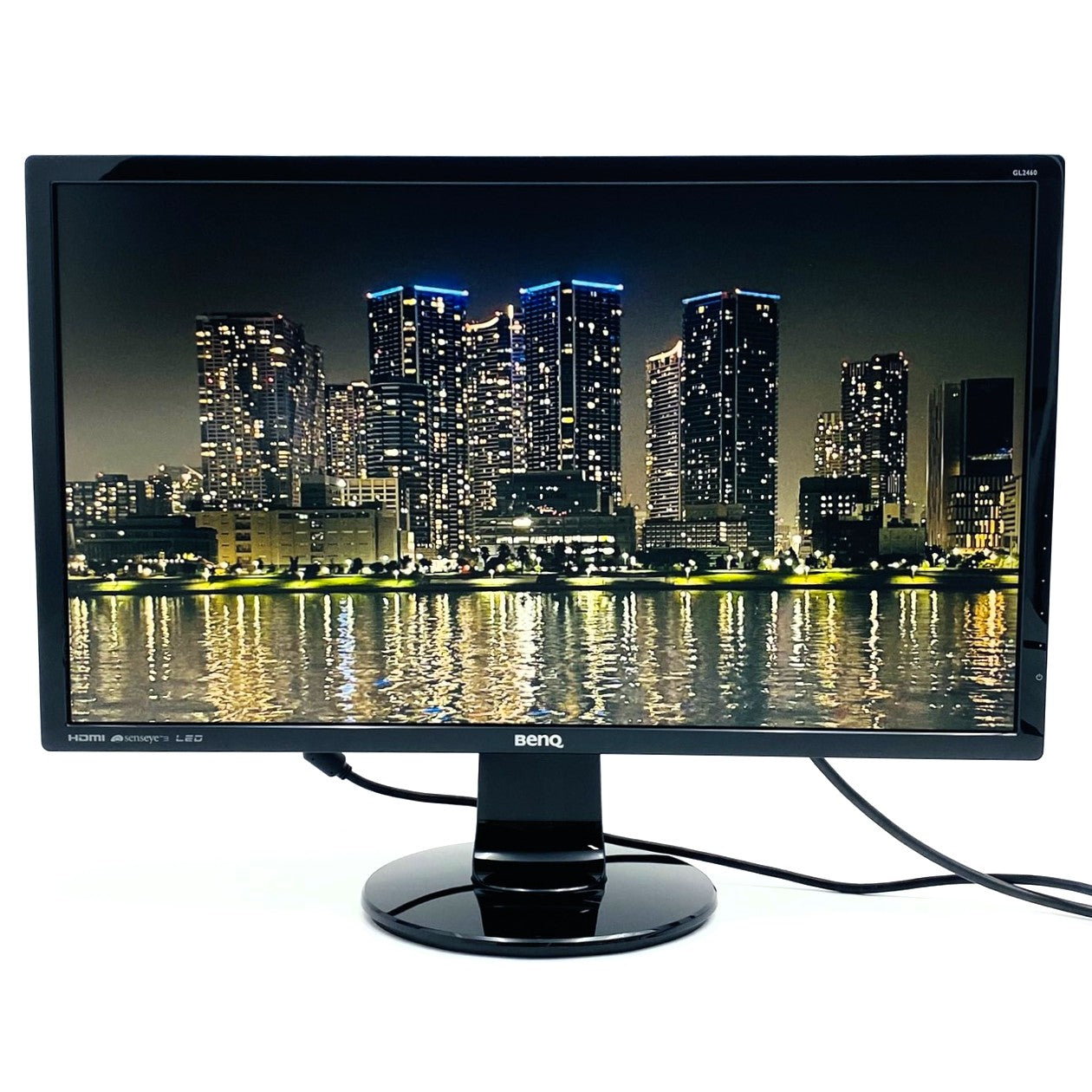【中古モニター】24インチ メーカー BenQ 型番 GL-2460-B 入力端子 HDMI D-Sub DVI 解像度 1920x1080 Aランク 中古 液晶 モニター PC ディスプレイ