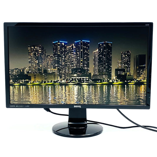 【中古モニター】24インチ メーカー BenQ 型番 GL-2460-B 入力端子 HDMI D-Sub DVI 解像度 1920x1080 Aランク 中古 液晶 モニター PC ディスプレイ