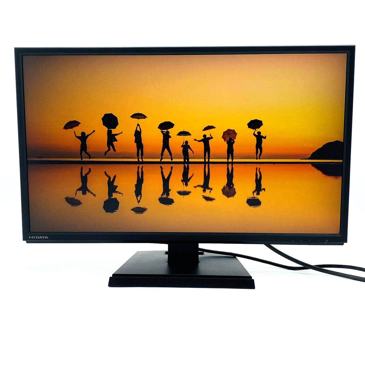 【中古モニター】23.8インチ メーカー I-ODATA 型番 LCD-CF241EDB 入力端子 HDMI D-Sub Displayport USBType-C 解像度 1920x1080 Aランク 中古 液晶 モニター PC ディスプレイ