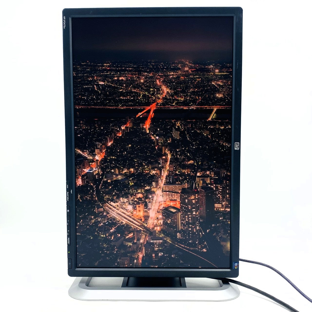 【中古モニター】24インチ メーカー HP 型番 LP2475W 入力端子 HDMI DVI Displayport 解像度 1920x1200 Bランク 中古 液晶 モニター PC ディスプレイ