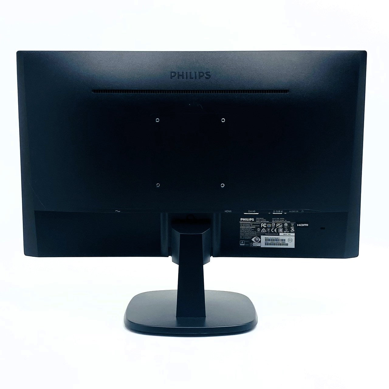【中古モニター】23.8インチ メーカー PHILIPS 型番 243V7QDAB/11 入力端子 D-Sub DVI HDMI 解像度 1920x1080 Aランク 中古 液晶 モニター PC ディスプレイ