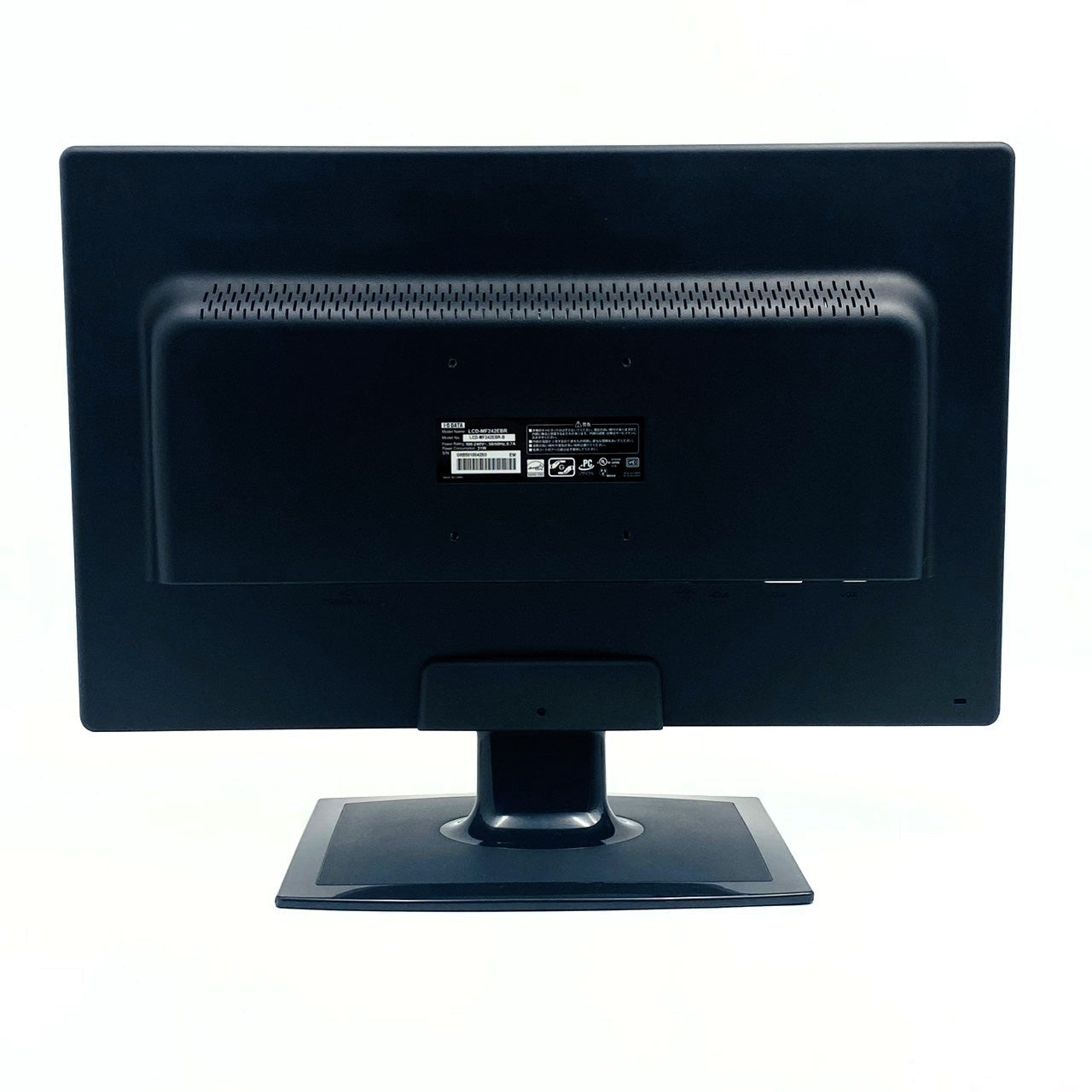 【中古モニター】23.8インチ メーカー I-O DATA 型番 LCD-MF242EBR 入力端子 HDMI D-Sub DVI 解像度 1920x1080 Bランク 中古 液晶 モニター PC ディスプレイ