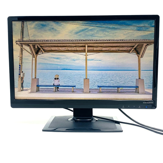 【中古モニター】23.6インチ メーカー I-O DATA 型番 LCD-MF243EBR 入力端子 HDMI D-Sub DVI 解像度 1920x1080 Bランク 中古 液晶 モニター PC ディスプレイ