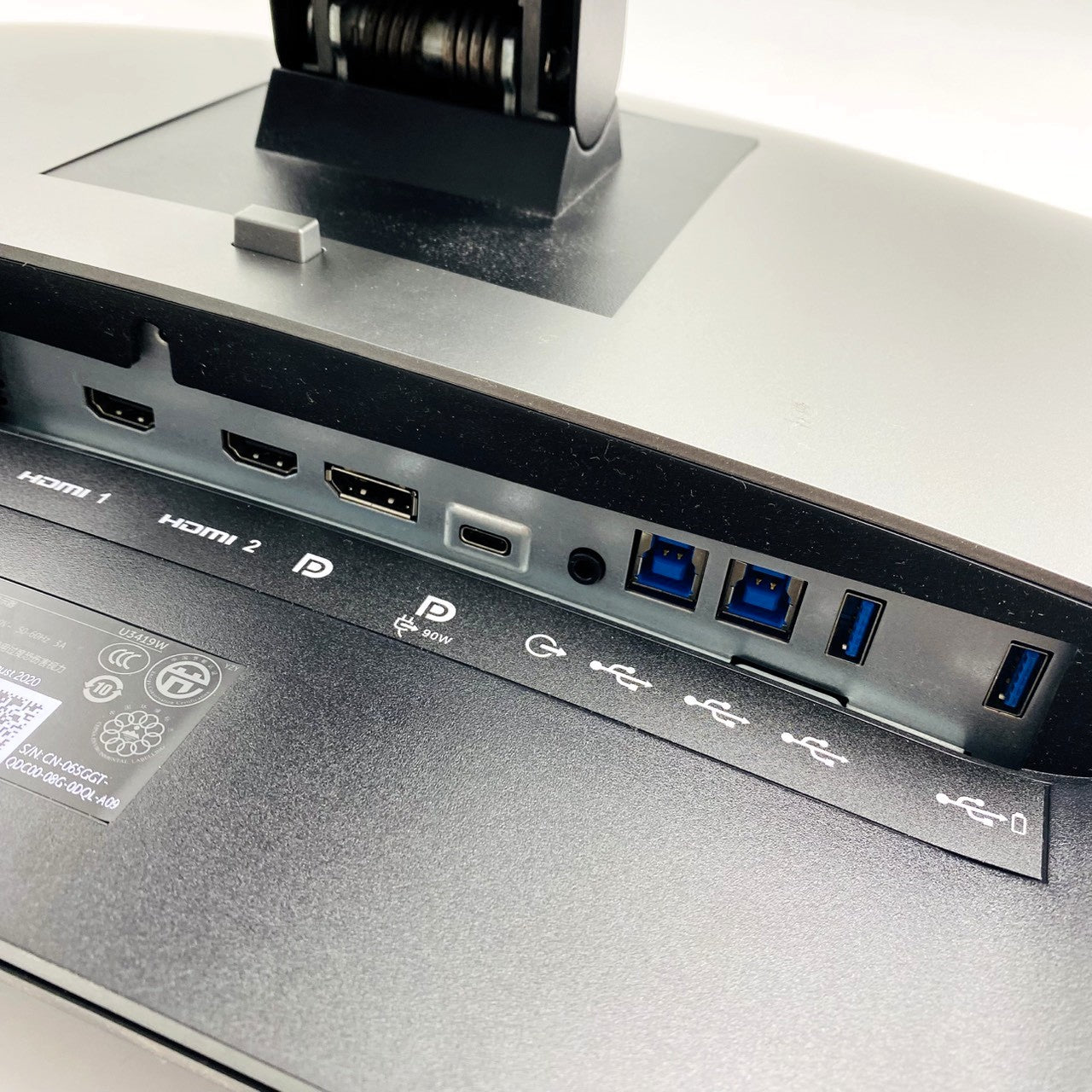 【中古モニター】34.1インチ メーカー DELL 型番 U3419W 入力端子 HDMI DisplayPort USBType-C 解像度 3440×1440 Bランク 中古 液晶 モニター PC ディスプレイ