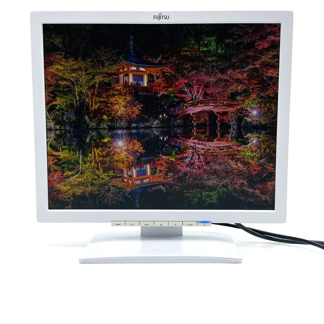【中古モニター】19インチ メーカー FUJITSU 型番  VL-E19-7 入力端子 D-Sub DVI 解像度 1280x1024 Bランク 中古 液晶 モニター PC ディスプレイ