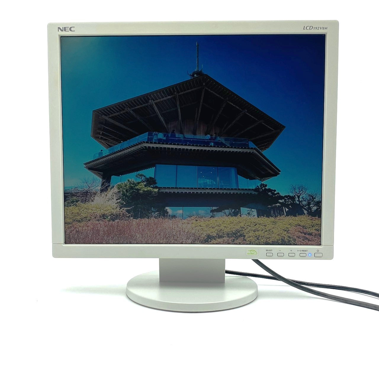【中古モニター】19インチ メーカー NEC 型番 LCD192VXM 入力端子 D-Sub DVI 解像度 1280x1024 Cランク 中古 液晶 モニター PC ディスプレイ