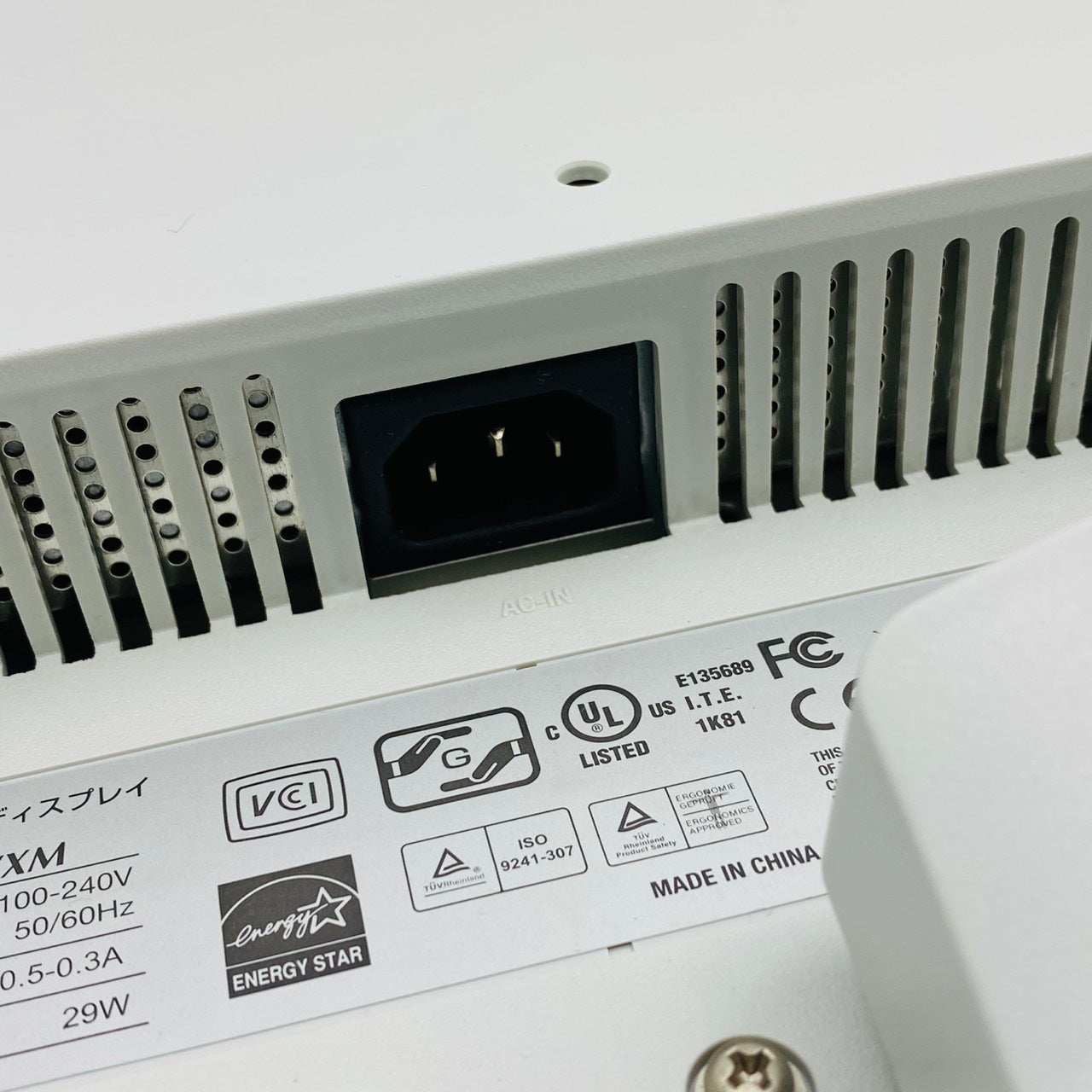 【中古モニター】19インチ メーカー NEC 型番 LCD192VXM 入力端子 D-Sub DVI 解像度 1280x1024 Cランク 中古 液晶 モニター PC ディスプレイ