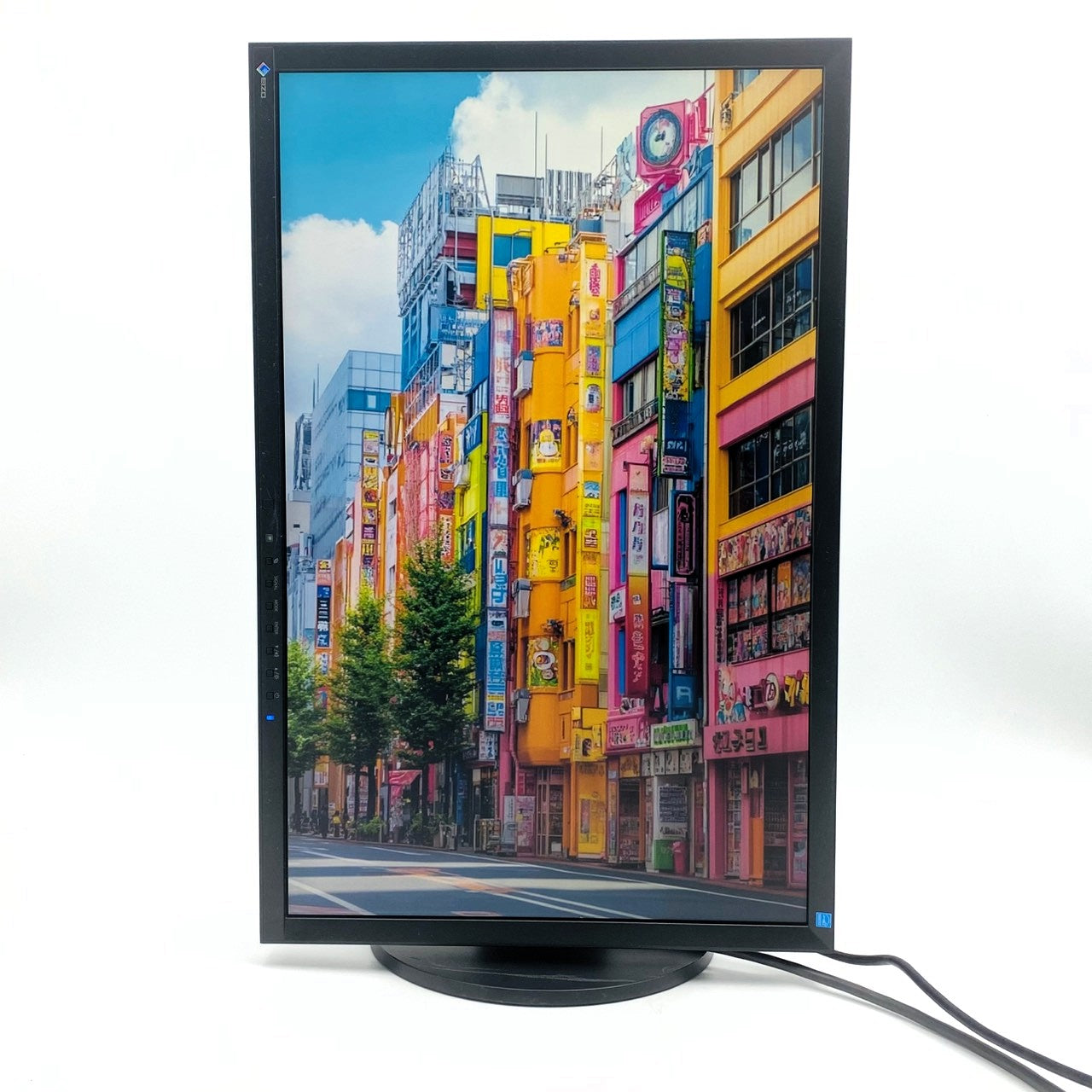 【中古モニター】24.1インチ メーカー EIZO 型番 EV2416W 入力端子 D-Sub DVI DisplayPort 解像度 1920x1200 Bランク 中古 液晶 モニター PC ディスプレイ
