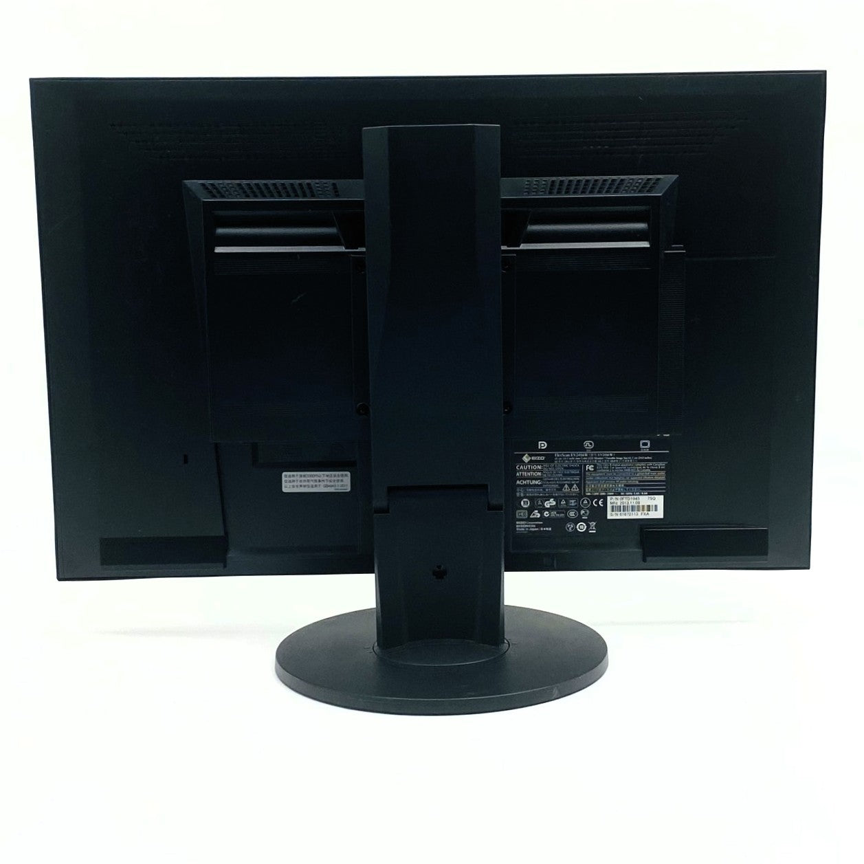 【中古モニター】24.1インチ メーカー EIZO 型番 EV2416W 入力端子 D-Sub DVI DisplayPort 解像度 1920x1200 Bランク 中古 液晶 モニター PC ディスプレイ