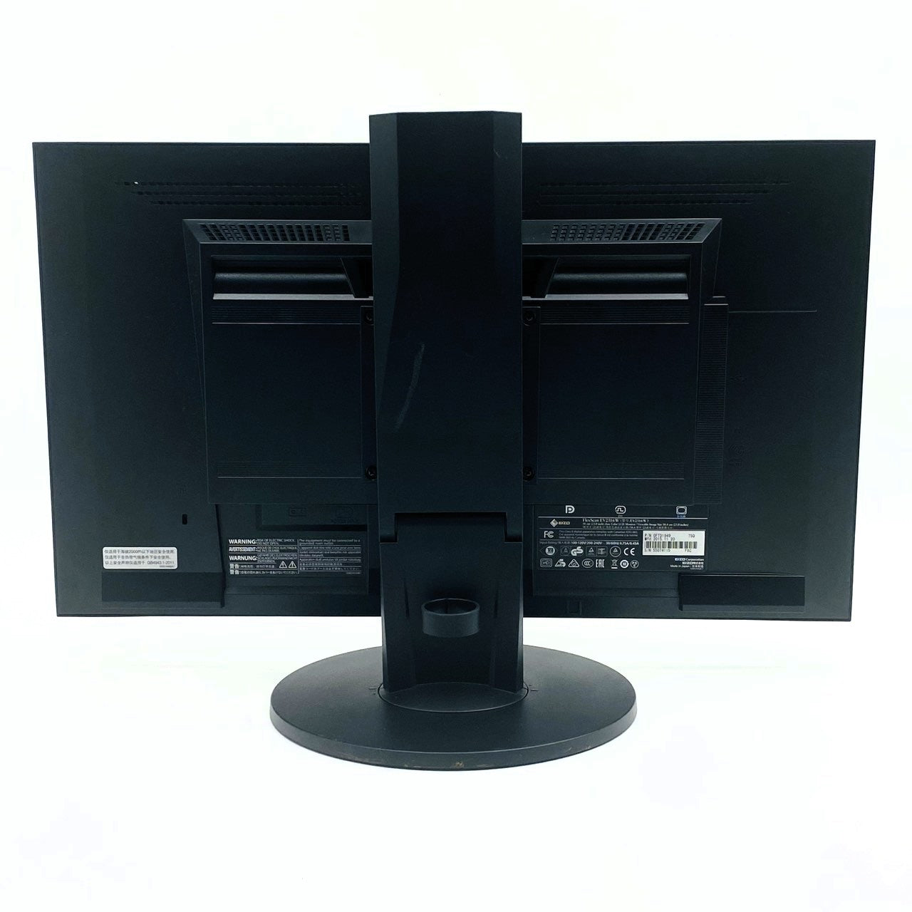 【中古モニター】23インチ メーカー EIZO 型番 EV2316W 入力端子 D-Sub DVI DisplayPort 解像度 1920x1080 Bランク 中古 液晶 モニター PC ディスプレイ