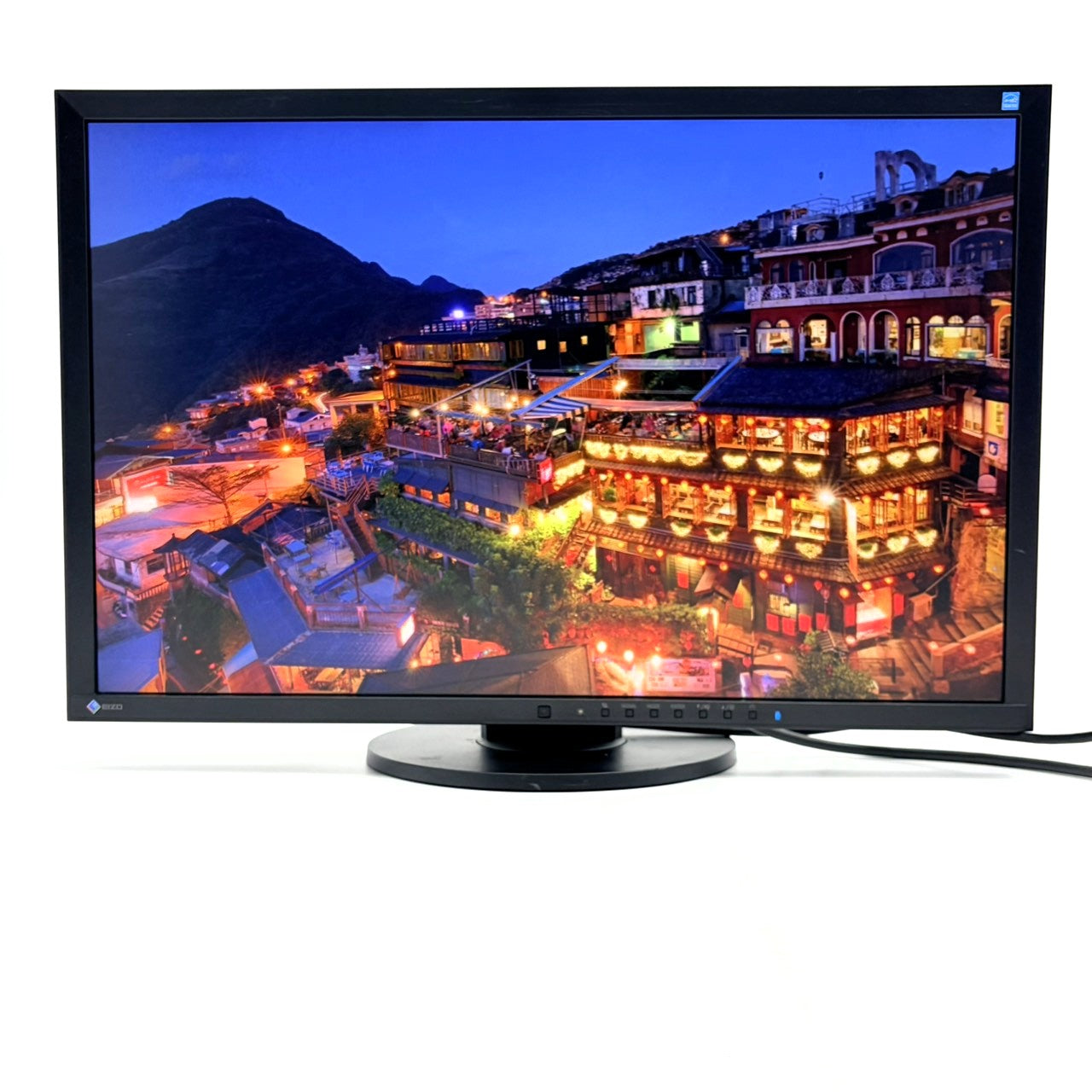 【中古モニター】24.1インチ メーカー EIZO 型番 EV2436W 入力端子 D-Sub DVI DisplayPort 解像度 1920x1200 Bランク 中古 液晶 モニター PC ディスプレイ