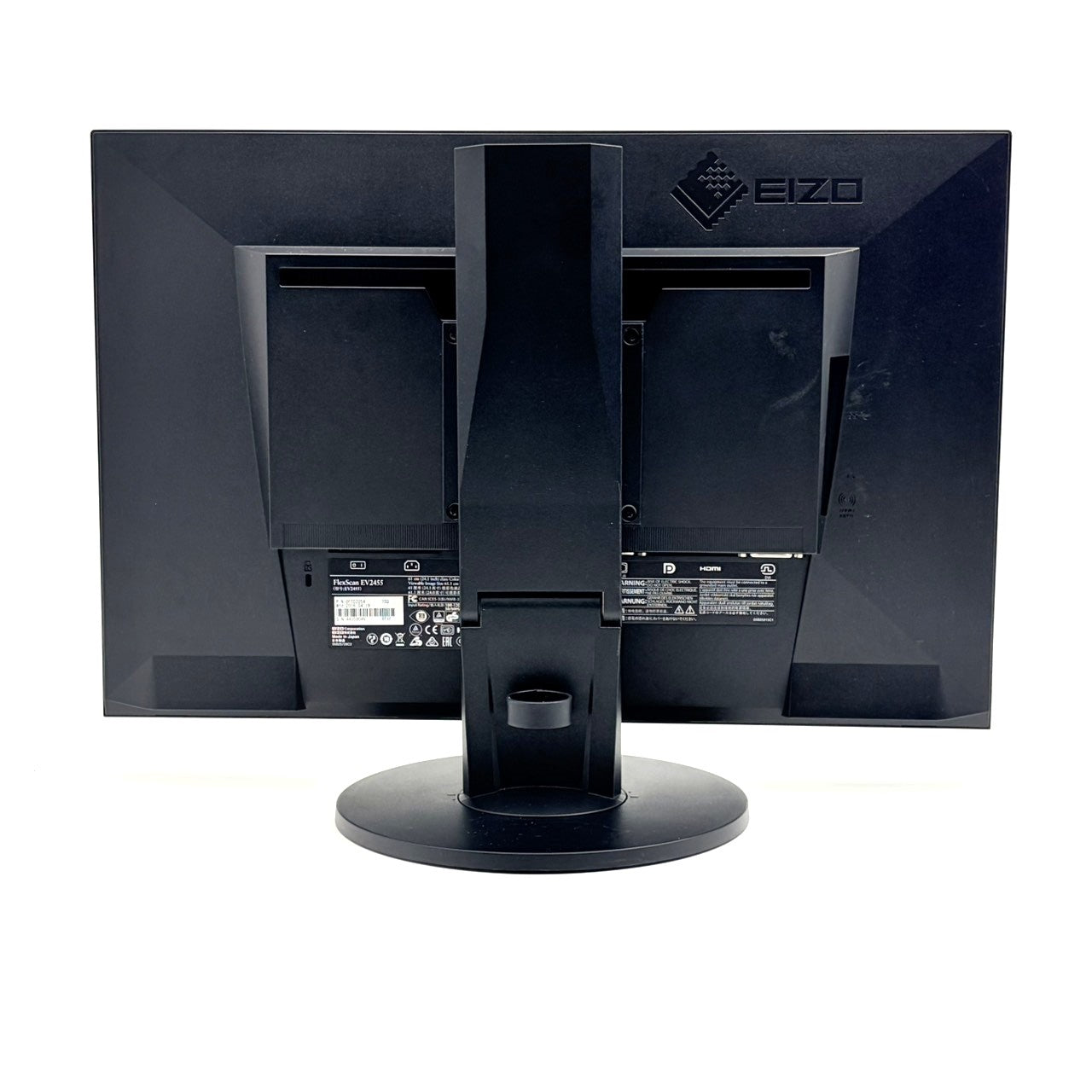 【中古モニター】24.1インチ メーカー EIZO 型番 EV2455 入力端子 HDMI D-Sub DVI DisplayPort 解像度 1920x1200 Aランク 中古 液晶 モニター PC ディスプレイ