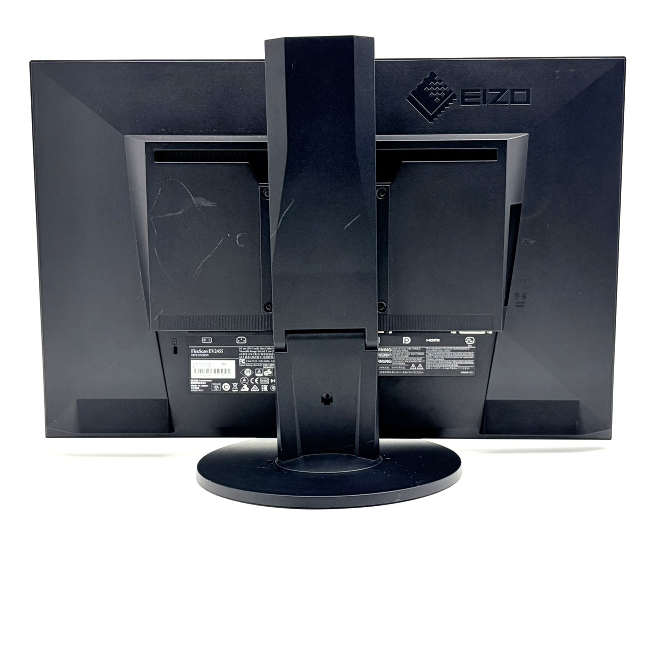 【中古モニター】24.1インチ メーカー EIZO 型番 EV2455 入力端子 HDMI D-Sub DVI DisplayPort 解像度 1920x1200 Cランク 中古 液晶 モニター PC ディスプレイ