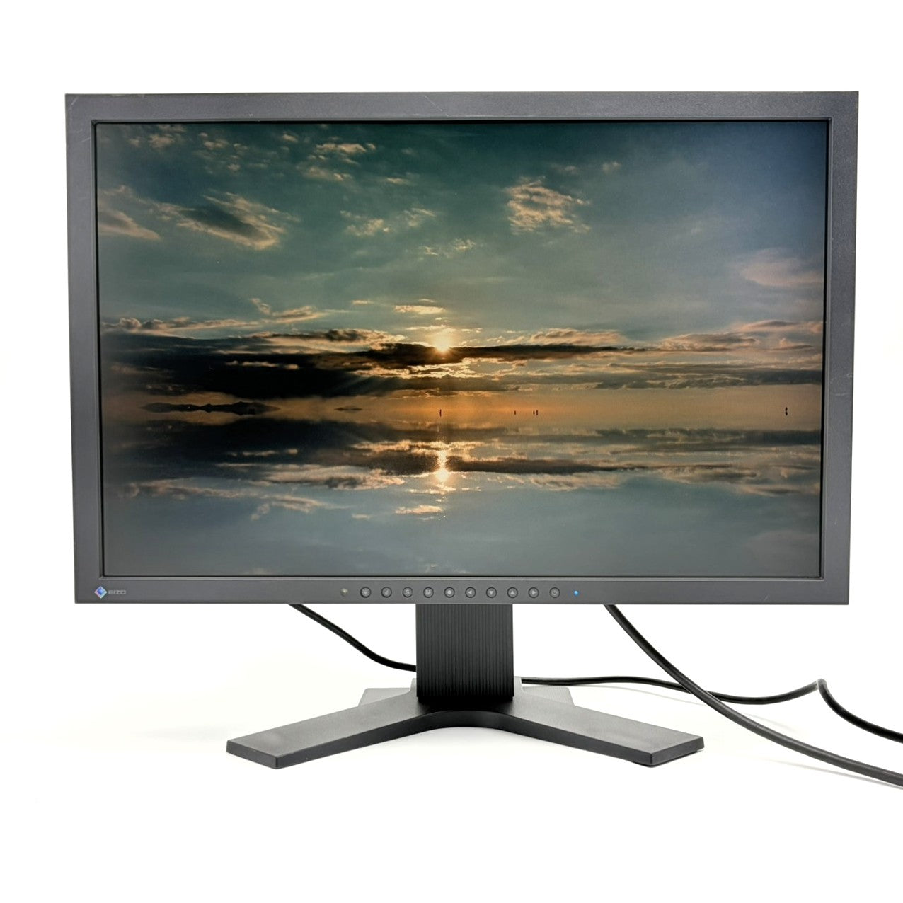 【中古モニター】22インチ メーカー EIZO 型番 S2242W 入力端子 D-Sub DVI 解像度 1920x1200 Bランク 中古 液晶 モニター PC ディスプレイ