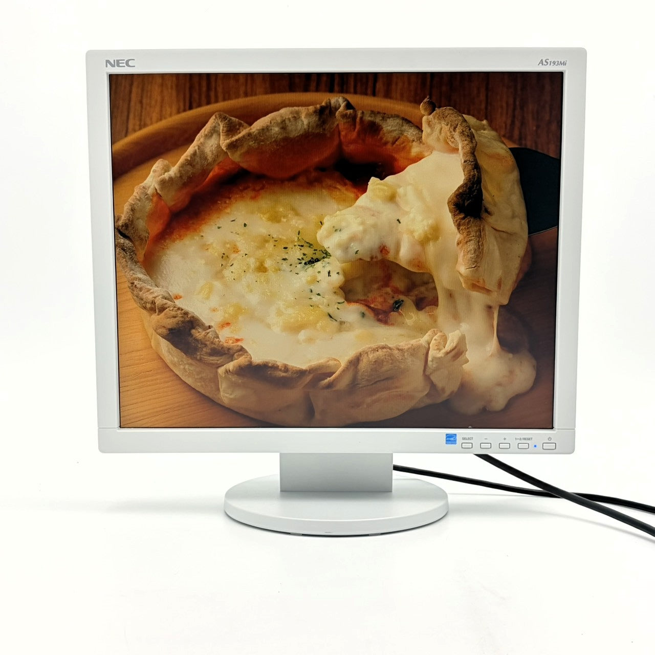 【中古モニター】19インチ メーカー NEC 型番 LCD-AS193MI-W5 入力端子 D-Sub DVI 解像度 1280x1024 Aランク 中古 液晶 モニター PC ディスプレイ