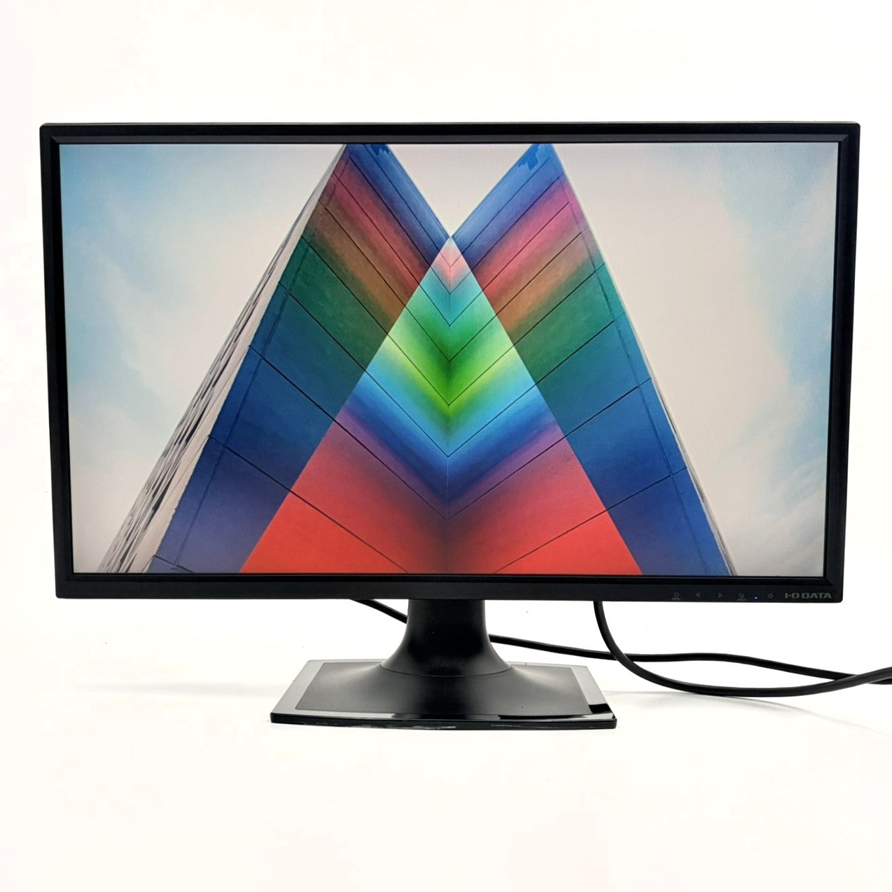 【中古モニター】23.8インチ メーカー I-ODATA 型番 MF244EDSB 入力端子 D-Sub DVI HDMI 解像度 1920x1080 Aランク 中古 液晶 モニター PC ディスプレイ