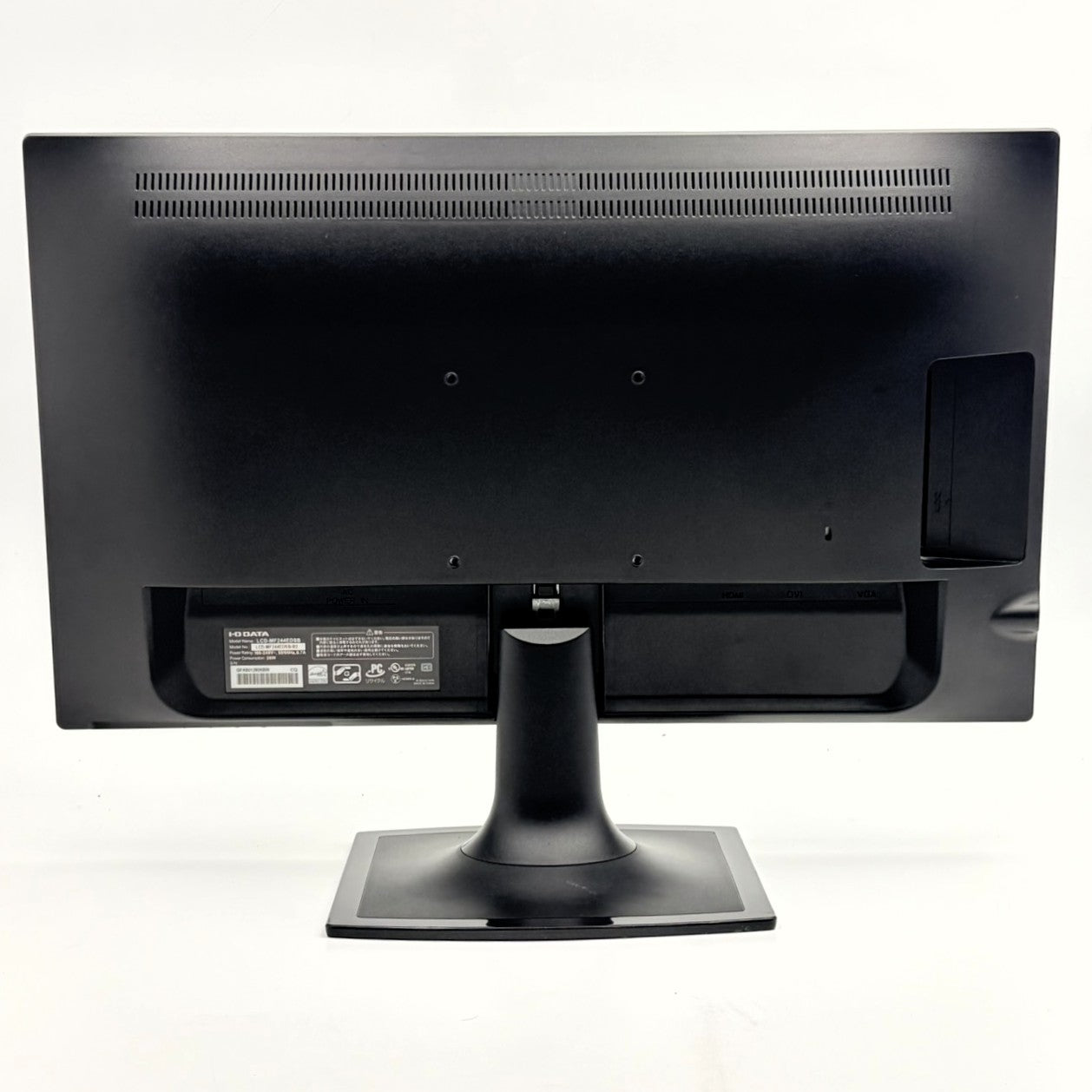 【中古モニター】23.8インチ メーカー I-ODATA 型番 MF244EDSB 入力端子 D-Sub DVI HDMI 解像度 1920x1080 Aランク 中古 液晶 モニター PC ディスプレイ