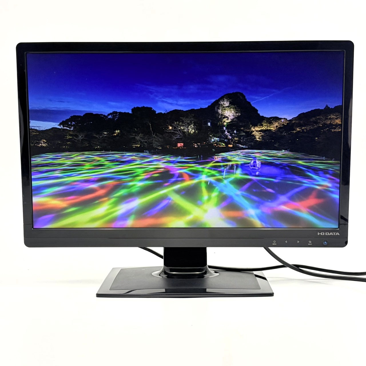 【中古モニター】23.6インチ メーカー I-O DATA 型番 LCD-MF243EBR 入力端子 HDMI D-Sub DVI 解像度 1920x1080 Aランク 中古 液晶 モニター PC ディスプレイ
