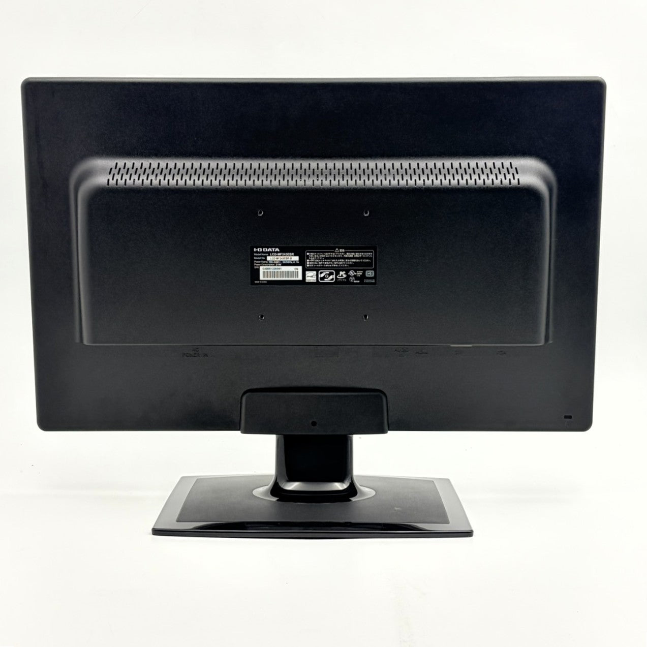 【中古モニター】23.6インチ メーカー I-O DATA 型番 LCD-MF243EBR 入力端子 HDMI D-Sub DVI 解像度 1920x1080 Aランク 中古 液晶 モニター PC ディスプレイ