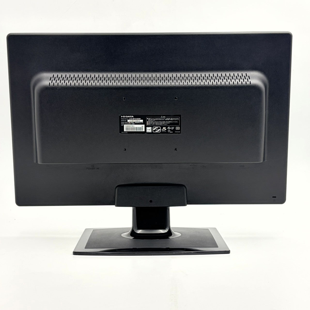 【中古モニター】23.6インチ メーカー I-O DATA 型番 LCD-MF243EBR 入力端子 HDMI D-Sub DVI 解像度 1920x1080 Cランク 中古 液晶 モニター PC ディスプレイ