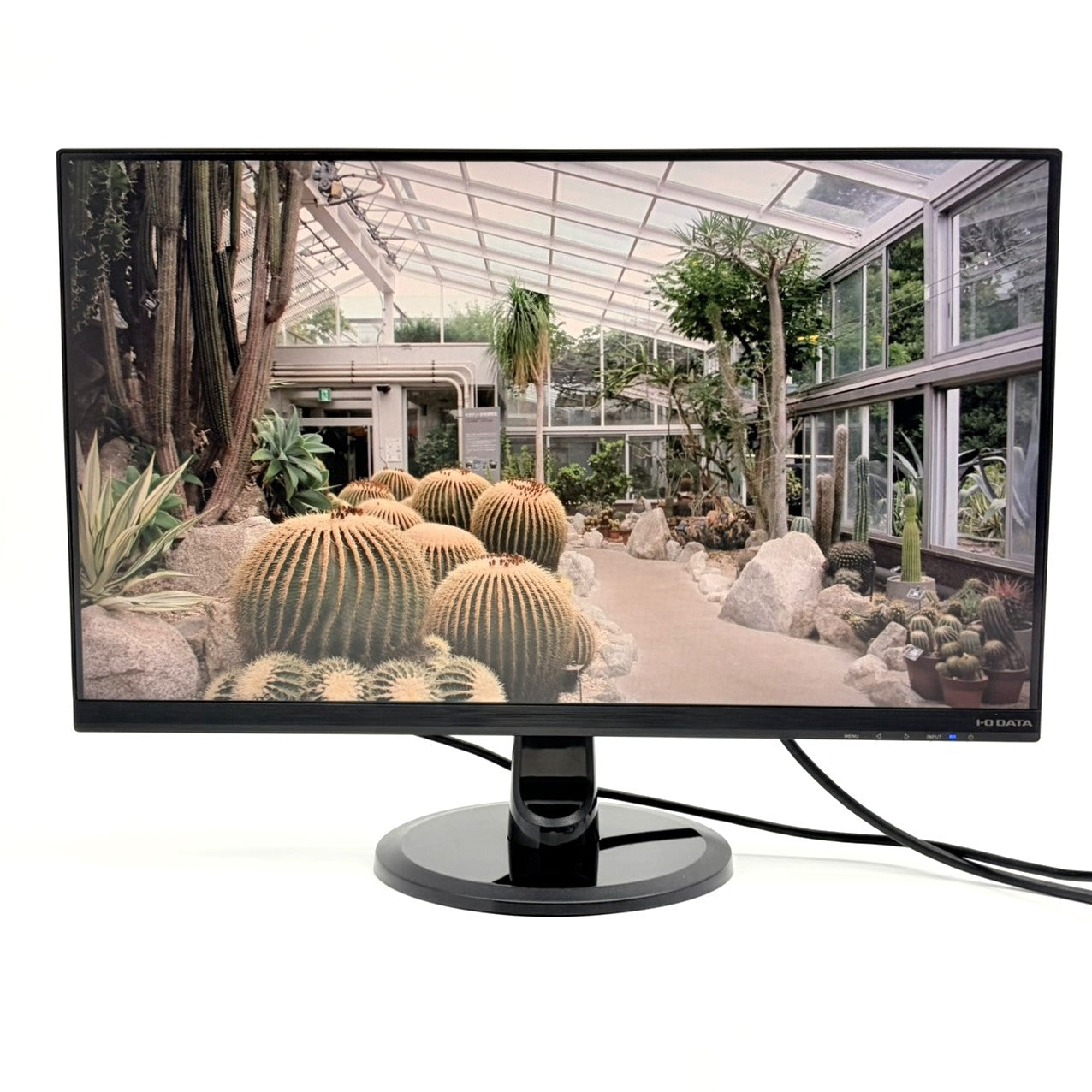 【中古モニター】23.8インチ メーカー I-ODATA 型番 LCD-MF245XDB 入力端子 HDMI D-Sub Displayport 解像度 1920x1080 Aランク 中古 液晶 モニター PC ディスプレイ